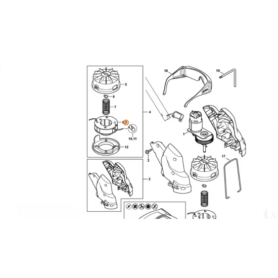 STIHL   Szpula zamienna z żyłką 4008 710 4301